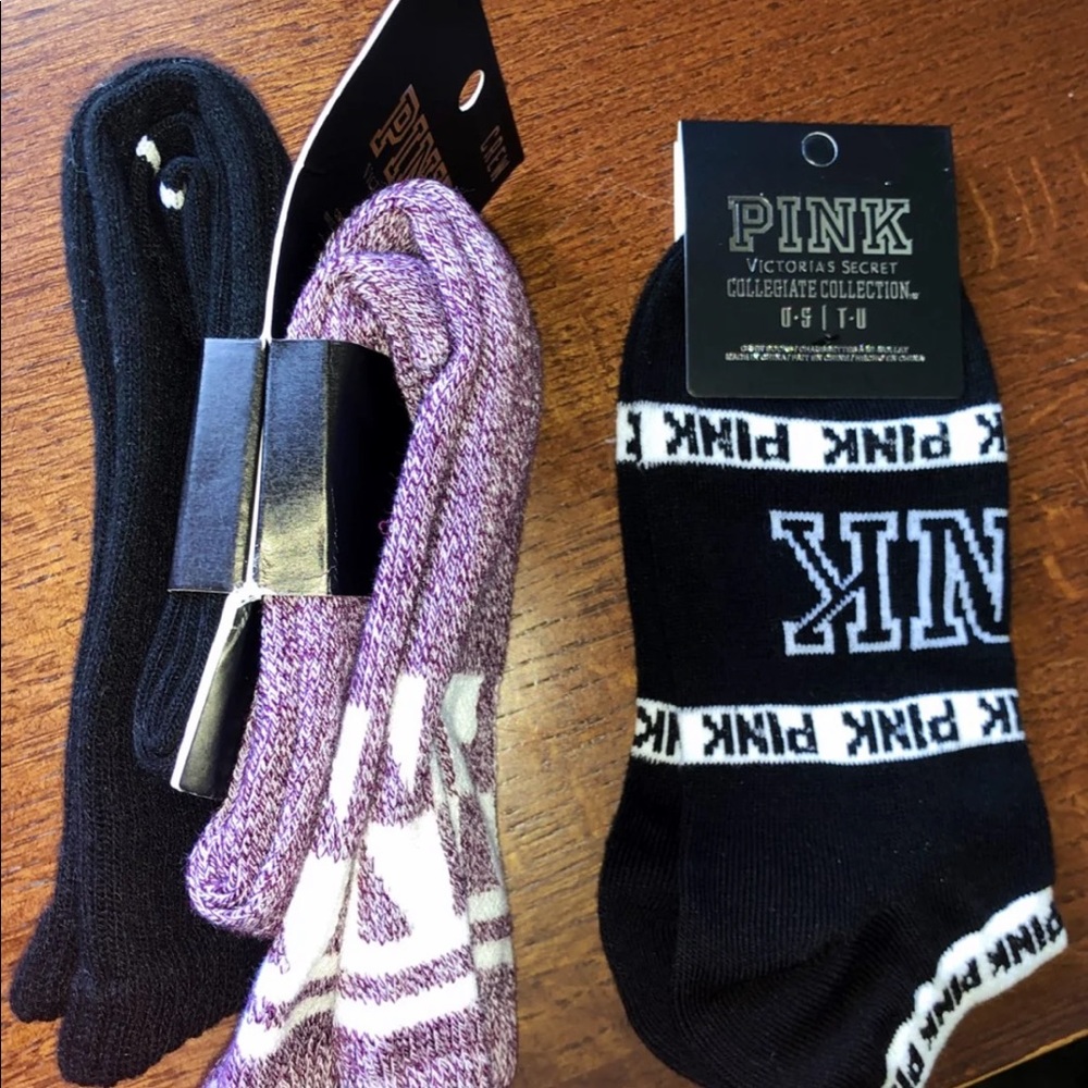 3 pair PINK socks